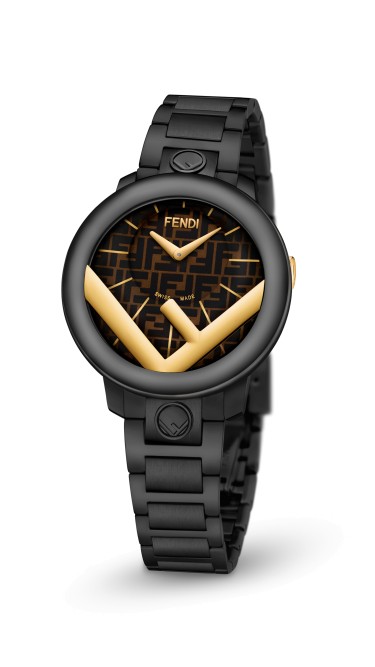 Fendi Timepieces Brown 28 mm