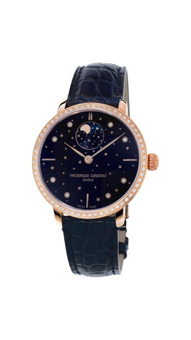 Frederique Constant Slimline Manufacture Moonphase Stars FC-701NSD3SD4