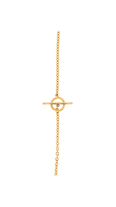 Yossi Harari Jewelry Roxanne 18k Gold & Cognac Diamond Single Bead Helen Necklace 