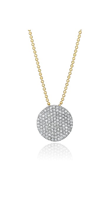 Yellow Gold & Diamond Infinity Necklace