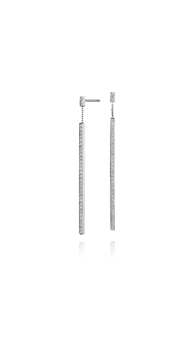Piece Stick Diamond Earrings
