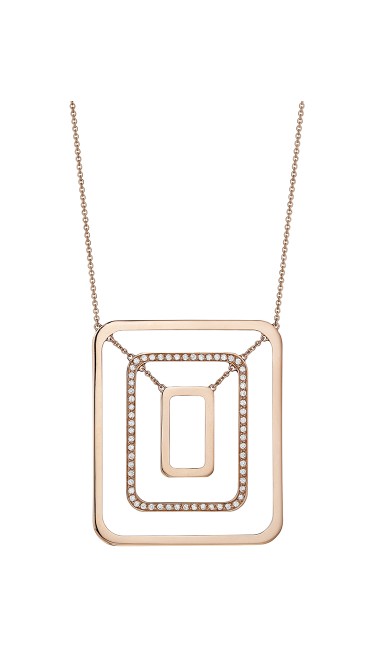 Piece Swing Center Diamond Necklace (Medium)