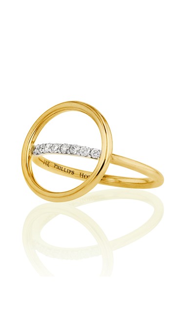 Yellow Gold Affair Halo Ring