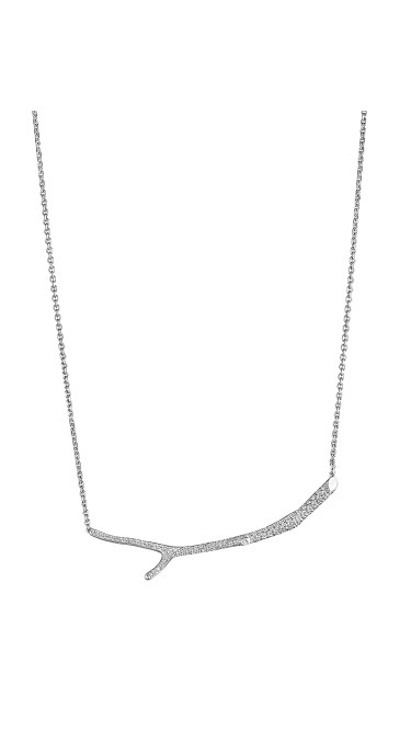 18K Gold Wonderland Twig and Diamond Necklace