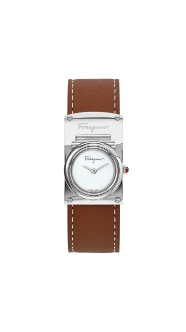 Ferragamo White 23 X 39mm  