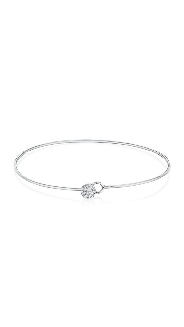 White Gold Love Always Bracelet