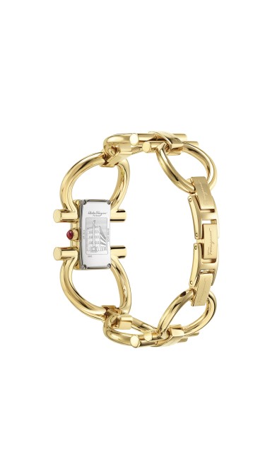 Ferragamo White 13 x 23mm 