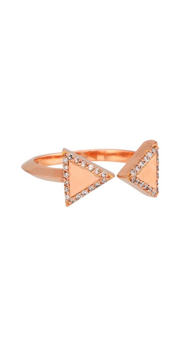 Misahara Unity Two 18k Rose Gold Ring