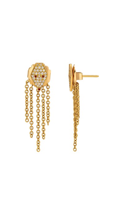 Misahara Drina Waterfall Earrings 18k Yellow Gold Earrings