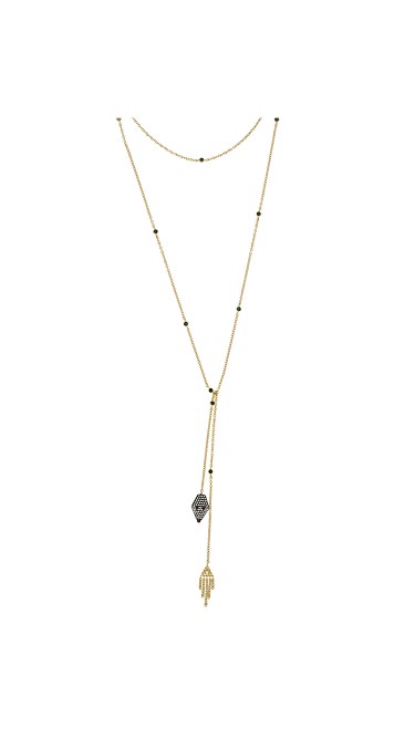 Misahara Drina Downstream 18k Yellow & White Gold Necklace