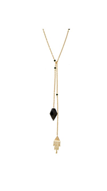 Misahara Drina Downstream 18k Yellow & White Gold Necklace