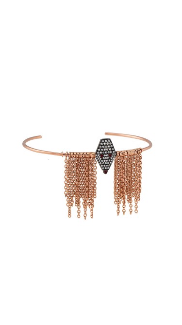 Misahara Drina Waterfall Bracelet 18k Rose & White Gold Bracelet