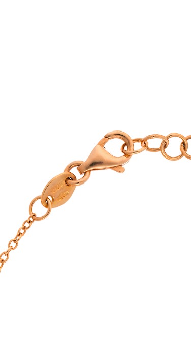 Dainty Collection 18k Rose Gold Diamonds Bracelet
