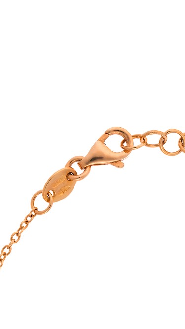 Dainty Collection 18k Rose Gold Diamonds Bracelet