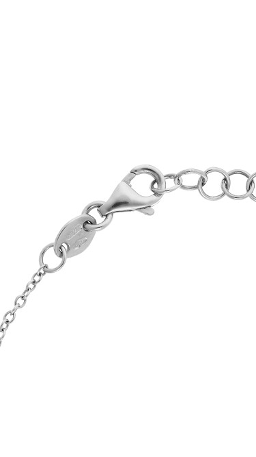 Dainty Collection 18k White Gold Diamonds Bracelet