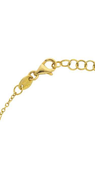 Dainty Collection 18k Yellow Gold Diamonds Bracelet
