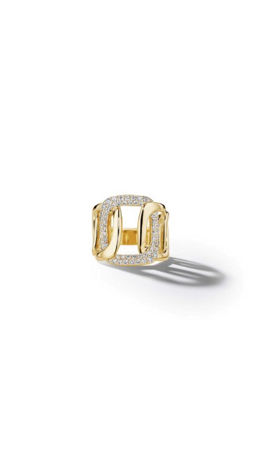 Piece Link Diamond Ring