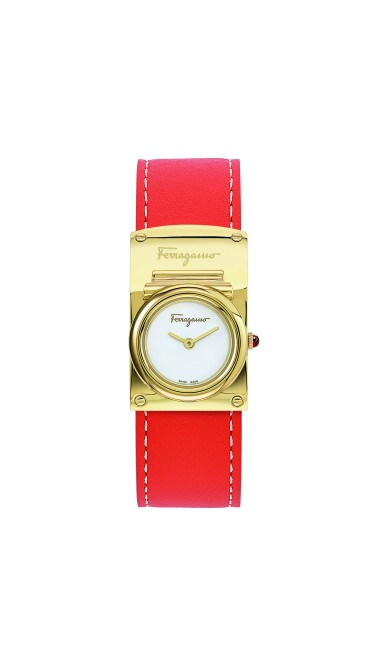 Ferragamo White 23 X 39mm             