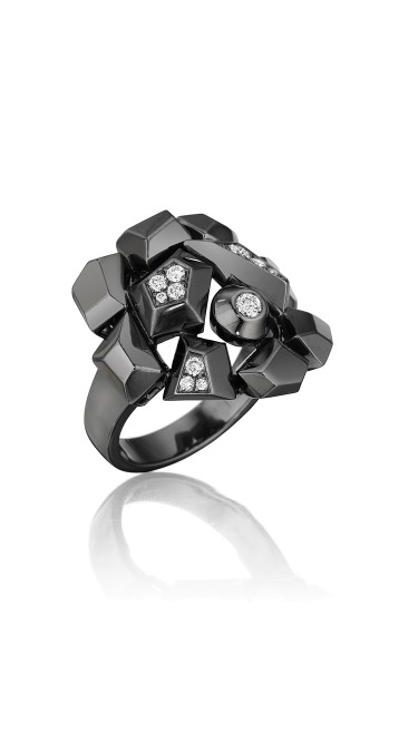 Mimi So Jackson Diamond Cluster Ring Size 6