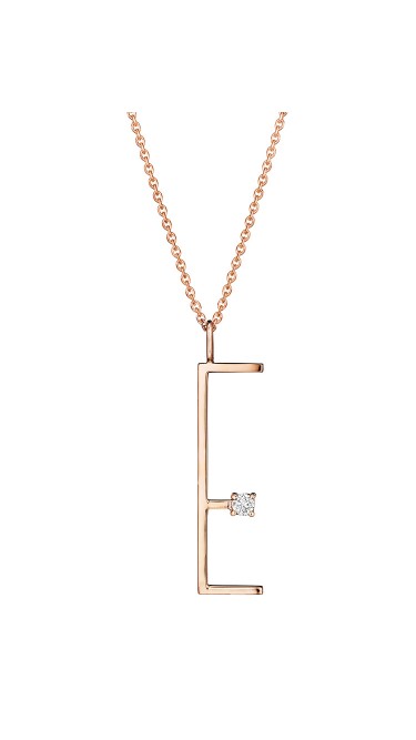 Mimi So Type Letter "E" Pendant