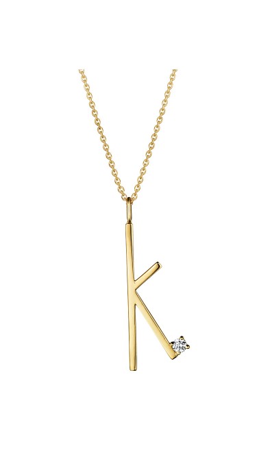Mimi So Type Letter "K" Pendant