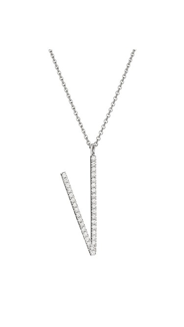 Mimi So Type Letter "V" Pendant
