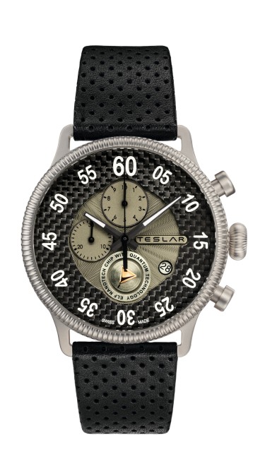 Teslar Black 44 mm WTTP00319