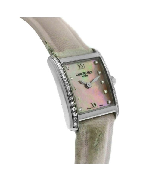 Ladies Raymond Weil Don Giovanni 5875 Steel Diamond MOP 18MM Quartz Watch