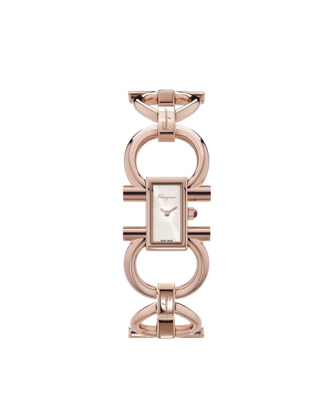 Ferragamo White 13 x 23mm 