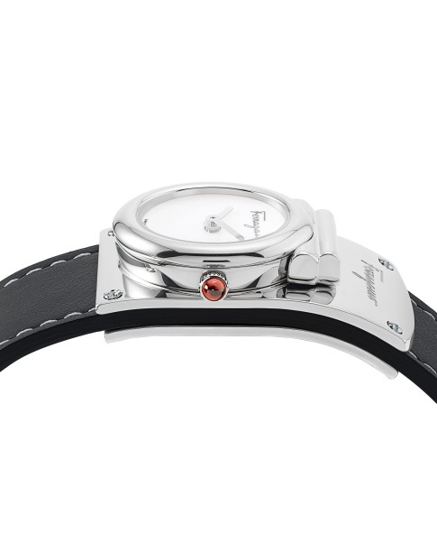 Ferragamo White 23 X 39mm            