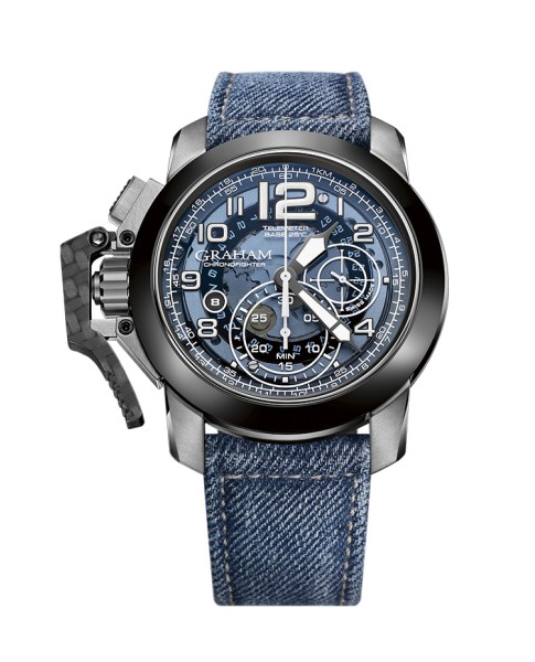 Graham Chronofighter Steel And Target 2CCAC.U04A.T33S 47mm Mens Watch