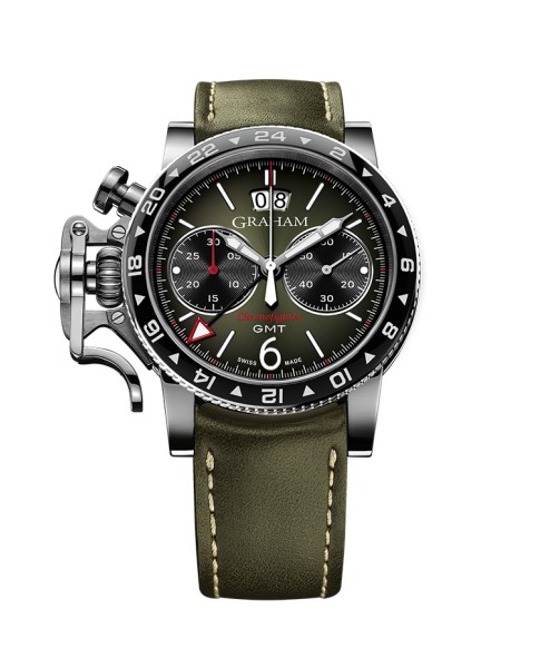 Graham Chronofighter Vintage Gmt 2CVBC.G01A.L141S 44mm Mens Watch