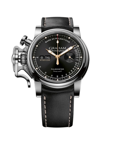 Graham Chronofighter Vintage Pulsameter 2CVCS.B20A.L127S 44mm Mens Watch