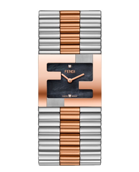 Fendi Black 24 x 20 mm F100302202