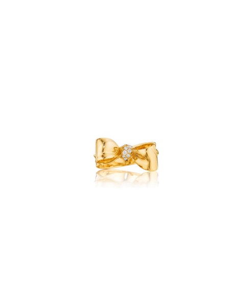Bow Diamond Knot Ring 