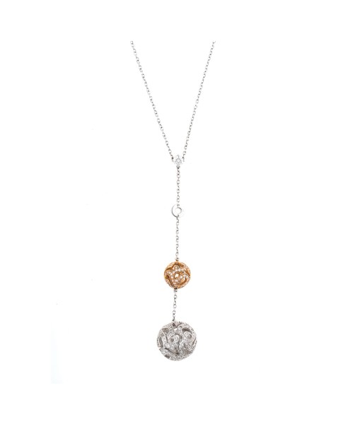 ZYDO 18K White Gold/Yellow Gold Necklace