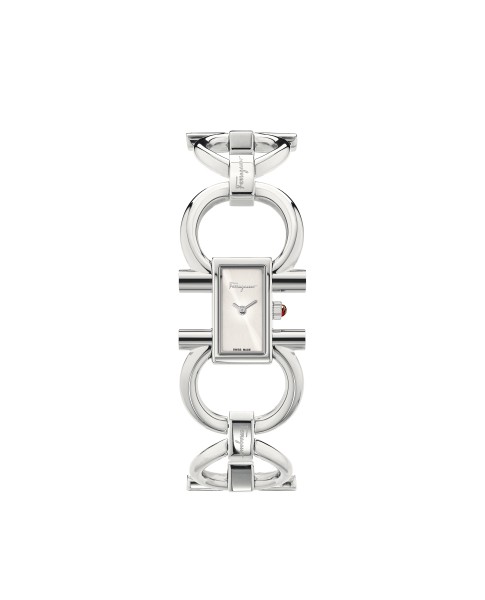 Ferragamo White 13 x 23mm 