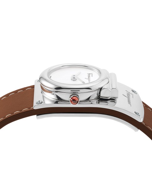 Ferragamo White 23 X 39mm  