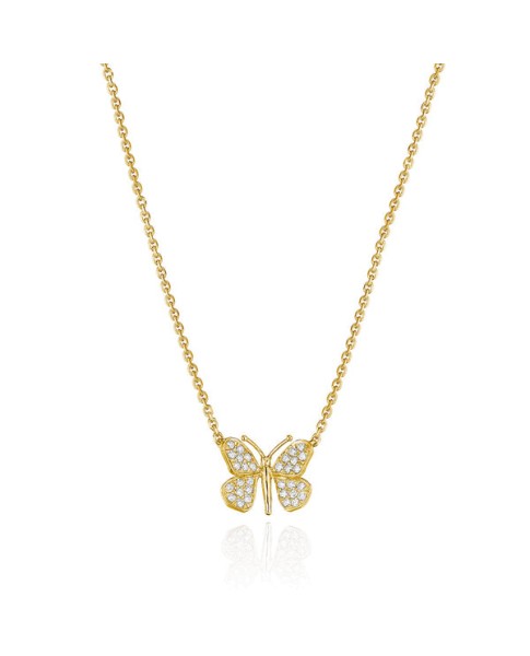 Wonderland Butterfly Diamond Necklace
