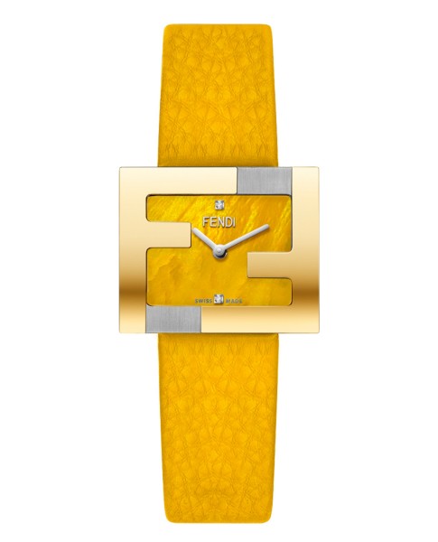 Fendi Yellow 24 x 20 mm F100203101