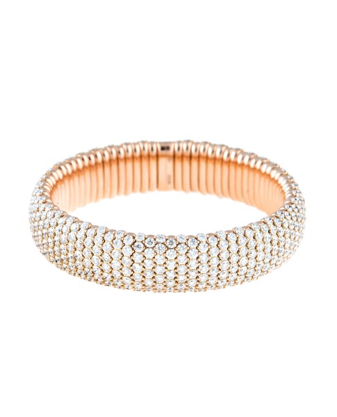 Stretch Collection 18K Gold Diamonds Bracelet
