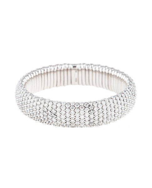 Stretch Collection 18K White Gold Diamonds Bracelet