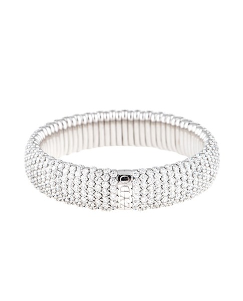 Stretch Collection 18K White Gold Diamonds Bracelet