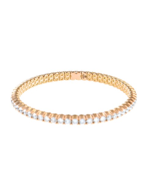 Stretch Collection 18K Gold Diamonds Bracelet
