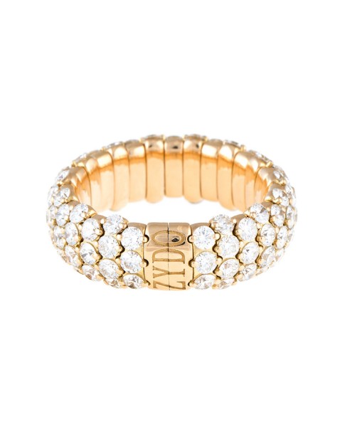 Stretch Collection 18K Yellow Gold Diamonds Ring