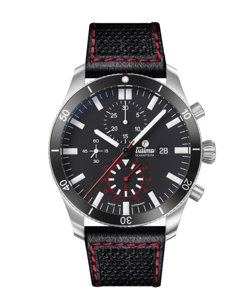 Tutima Glashütte Grand Flieger Airport Chronograph 6401-03