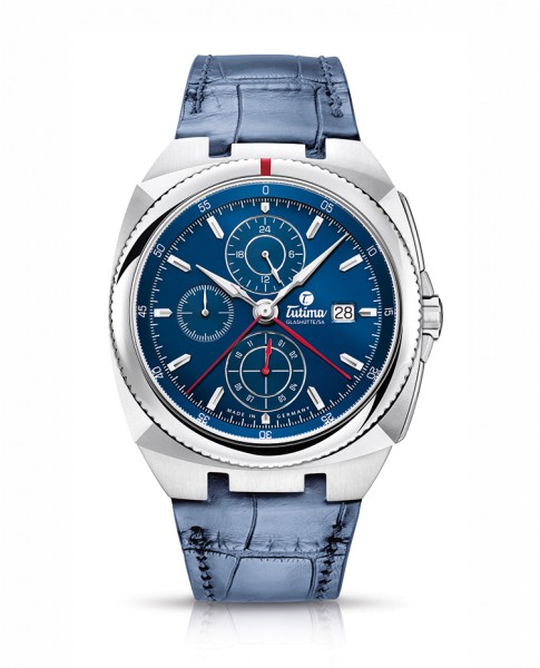 Tutima Saxon One Chronograph 6420-06 Blue Strap