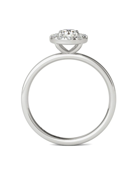 Halo Natural Diamond Ring