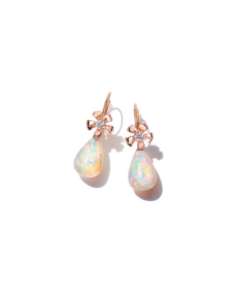 Wonderland Teardrop Crystal Opal Earrings
