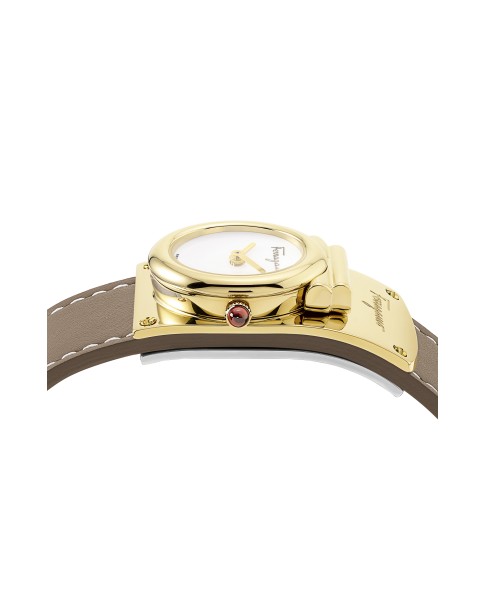 Ferragamo White 23 X 39mm